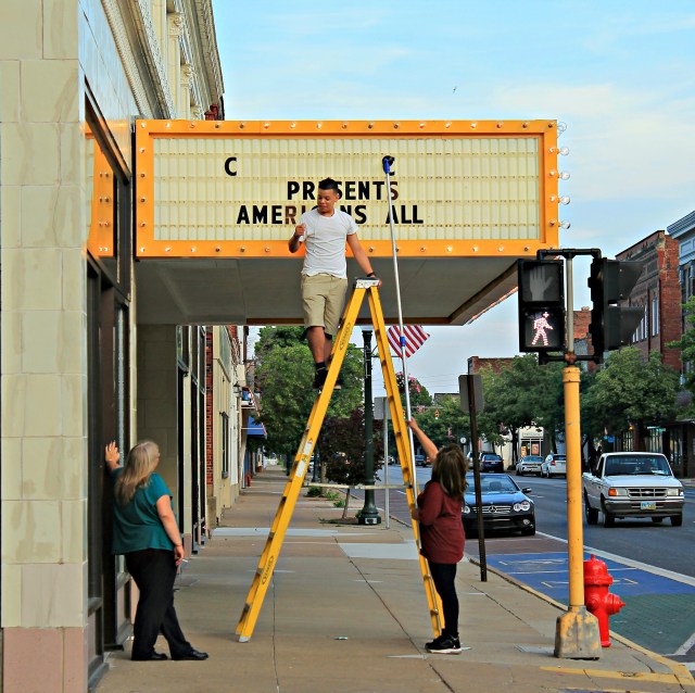 changing of the marquee