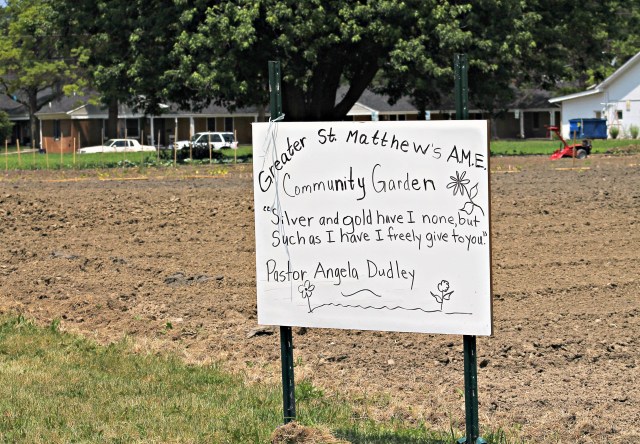 community garden Greater St Matthews AME