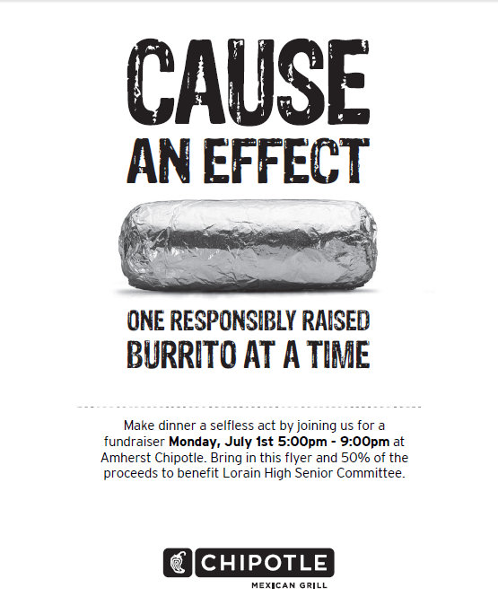 LHS senior class chipotle fundraiser