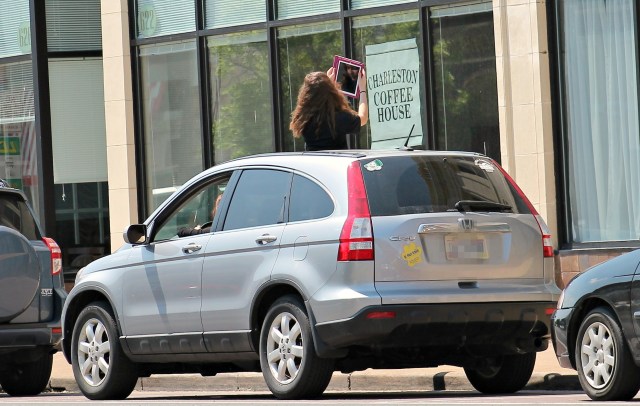 shooting the tablet shooter