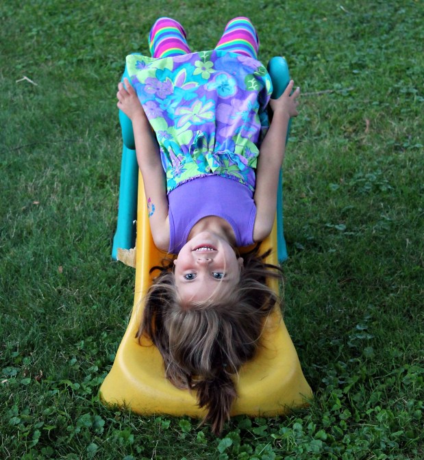 stella blue on slide