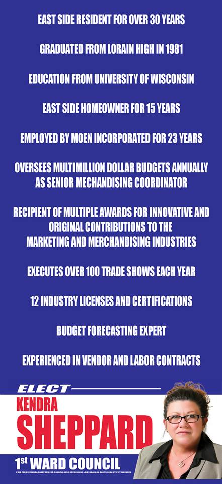 kendra sheppard 1st ward council