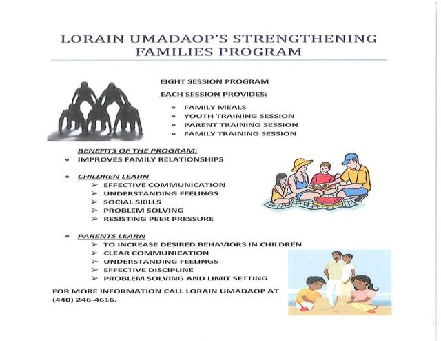 Lorain UMADAOPs Strengthening Families Program