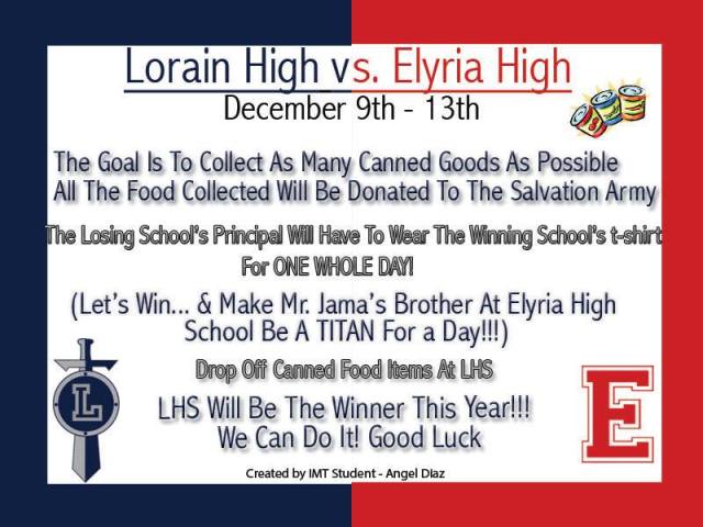 lorain vs elyria food drive 1209-1313