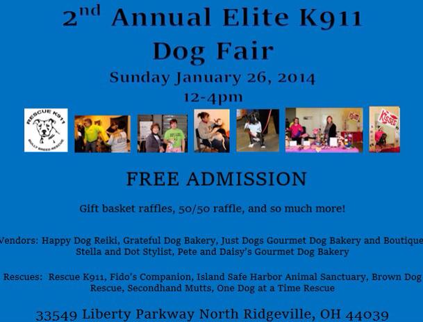 elite k911 dog fair 012614