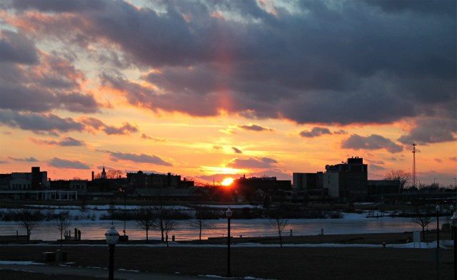 eight minutes earlier