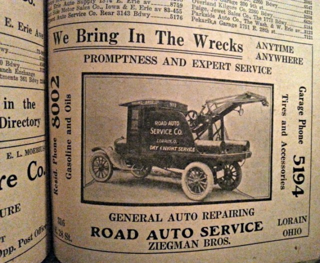 we bring in the wrecks 1924 directory