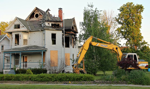 demolition imminent 1012 East Erie Avenue