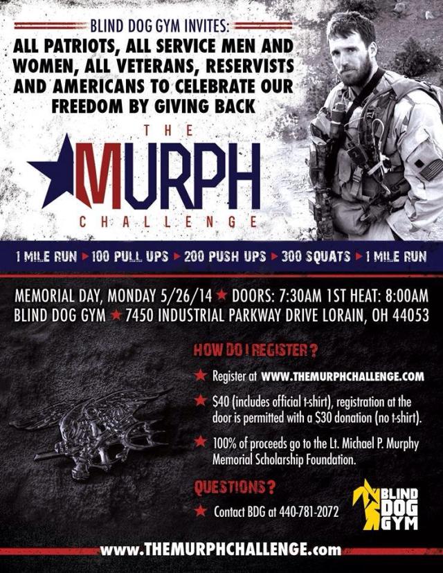 Murph Challenge Blind Dog Gym