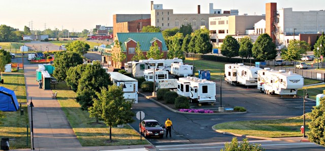 Black River Landing trailer park RoverFest 2014 Lorain