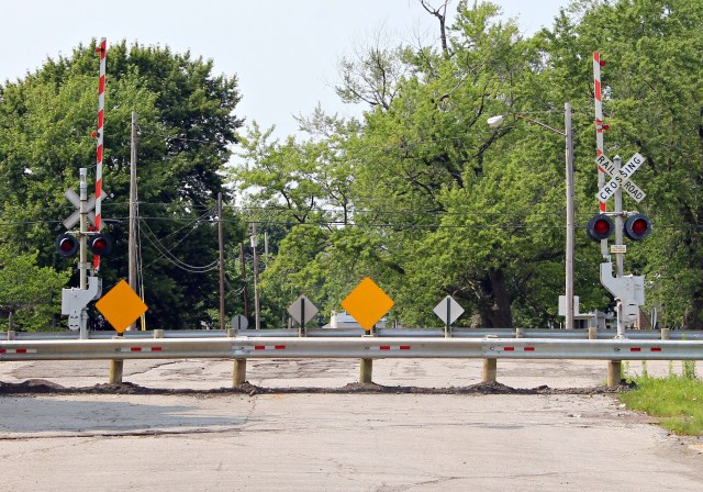 Long Avenue RR crossing