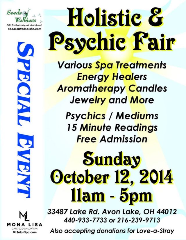 101214 Loveastray holistic psychic fair