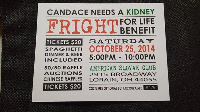 fright for life benefit candace clark