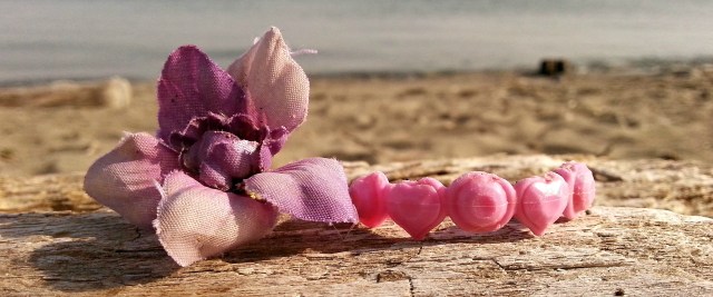 beach trash still life
