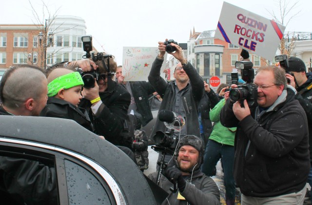 Quinn Demko rocks CLE paparazzi 022115