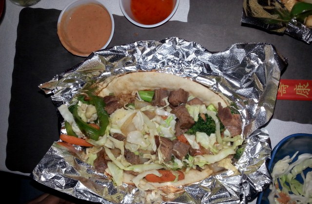 korean bbq bowl with beef