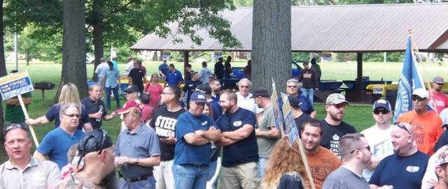 John Gargasz Steelworkers rally 082815