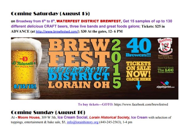 Waterfront weekend 0815-1615