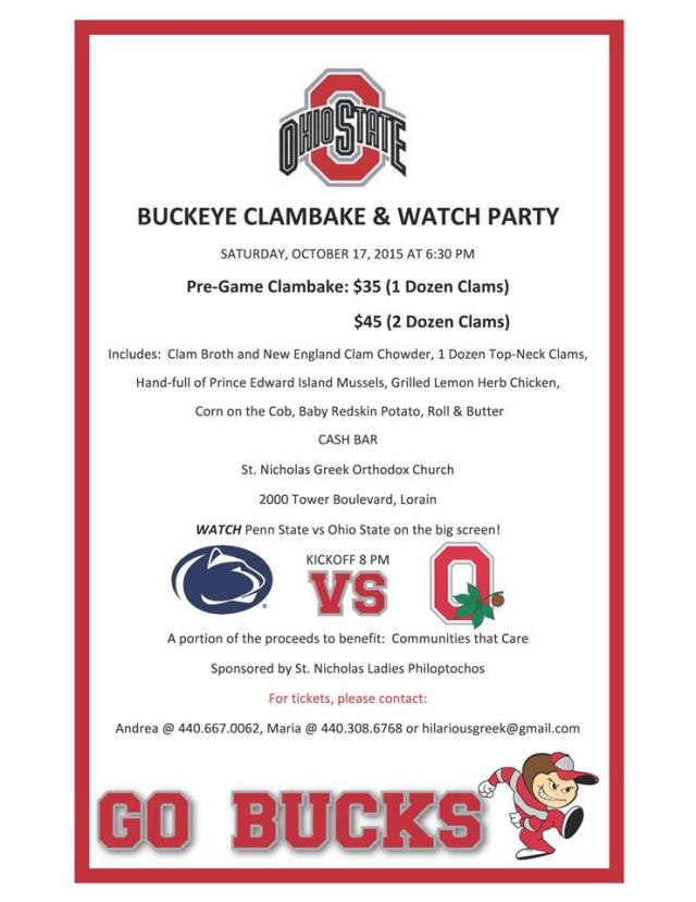 clambake fundraiser 101715