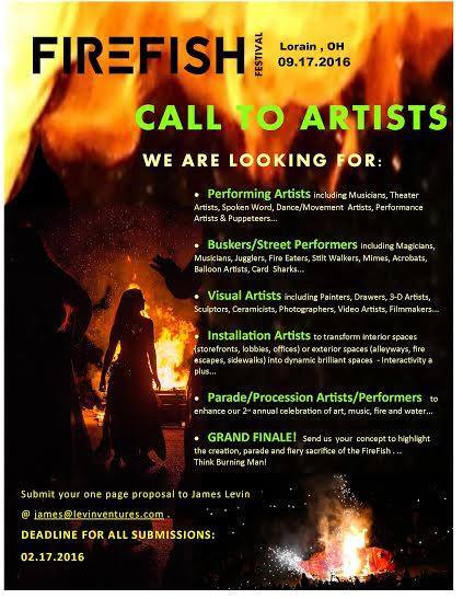 FireFish Call To Artists 2016