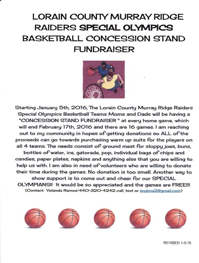Murray Ridge Baketball Fundraiser