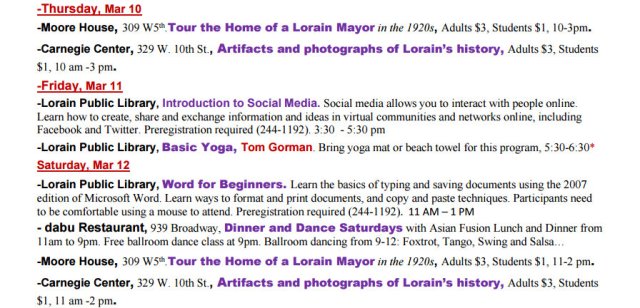 Waterfront District weekend