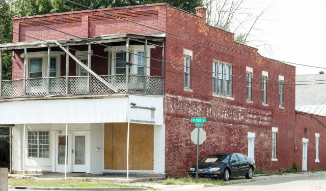old abandoned building