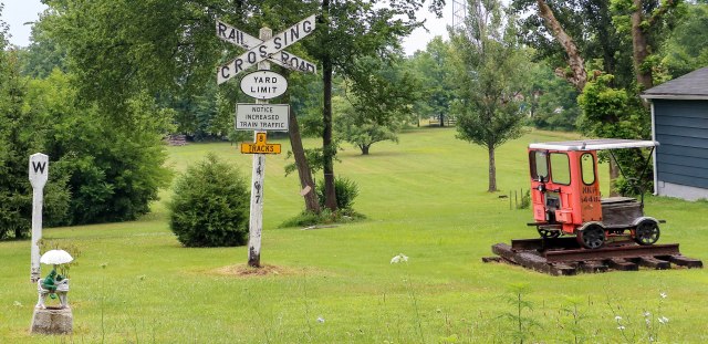 RR yard Darrow Rd 072018