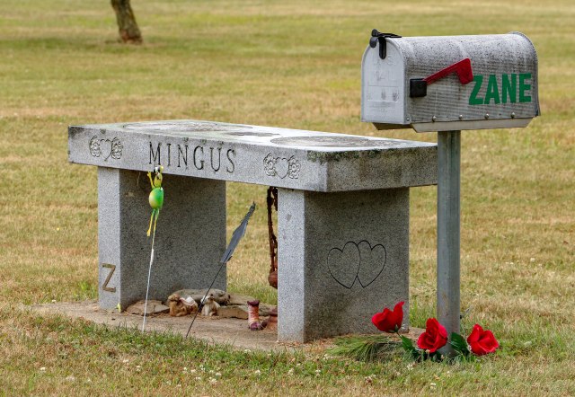 Zane Mingus grave 072018